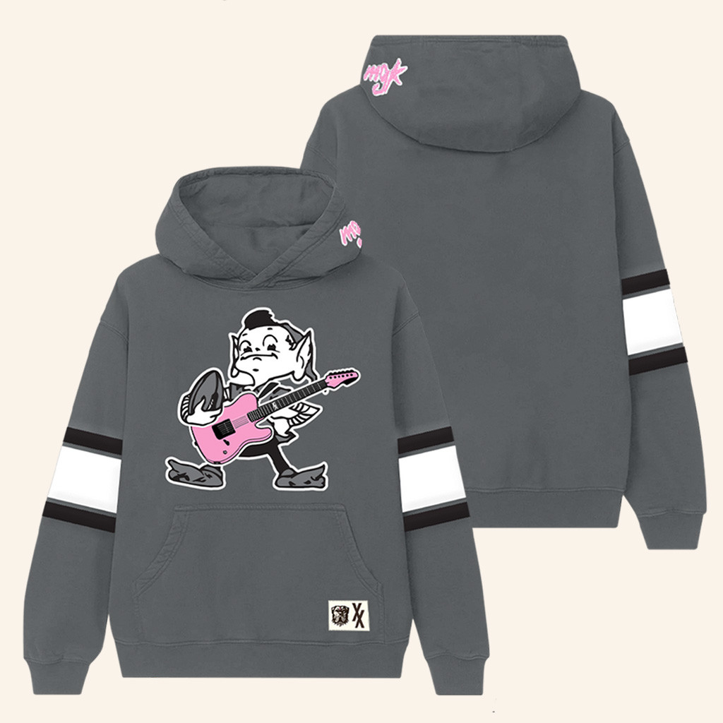 MGK Browns Merch MGK x Cleveland Browns Grey Hoodie Gifts For Friends