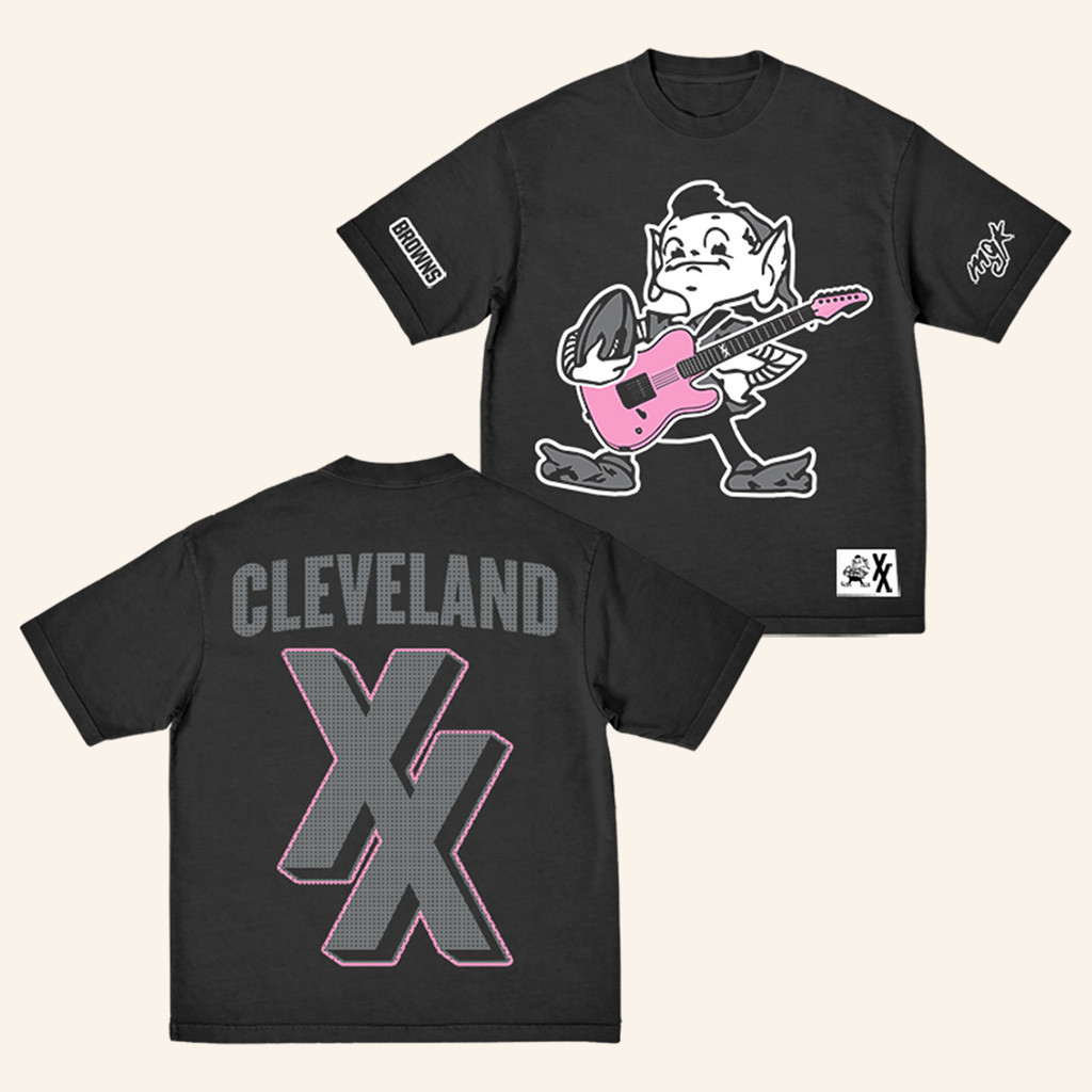 MGK Browns Merch MGK x Cleveland Browns T-Shirt Gifts For Dudes