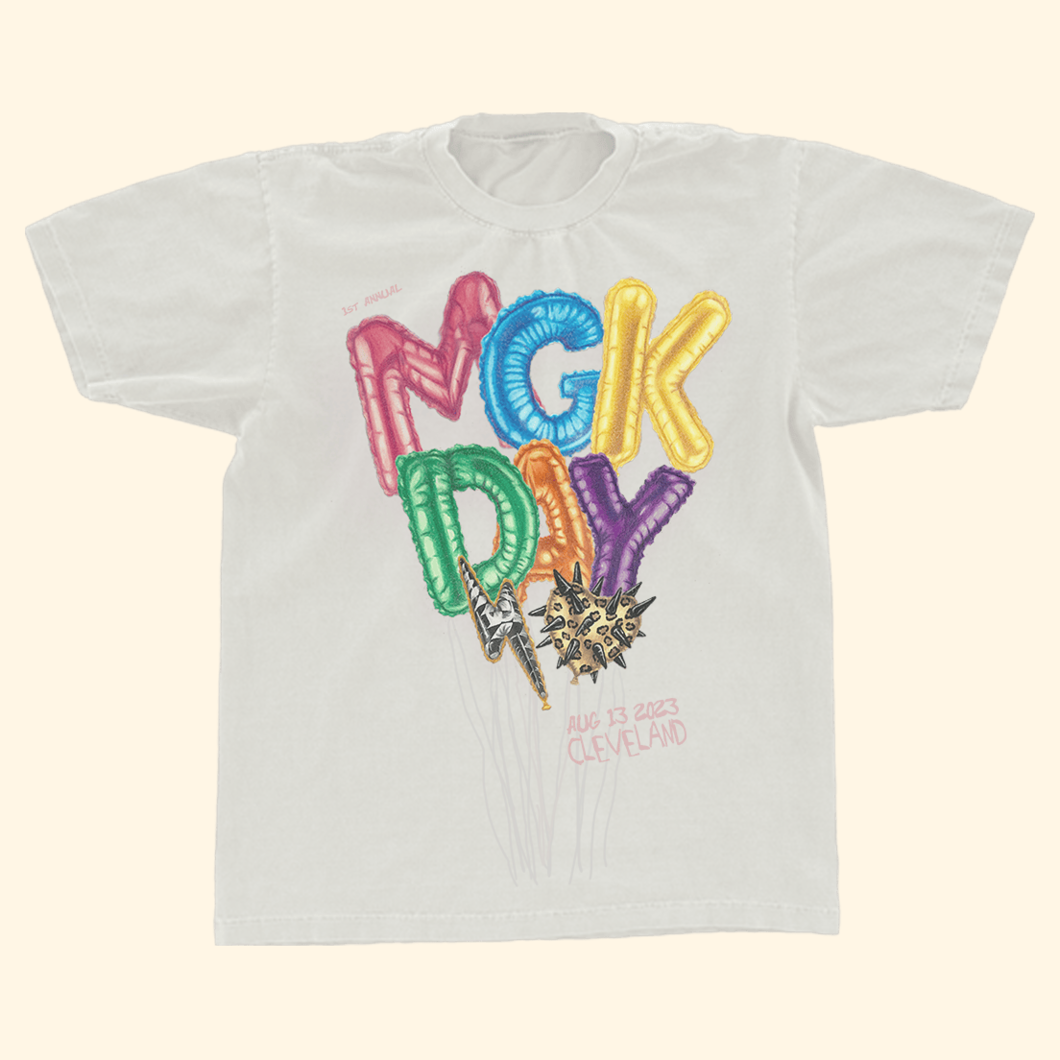 MGK Day Balloon T-Shirt MGK Merch Machine Gun Kelly Merchandise Awesome Mother's Day Gifts 2025
