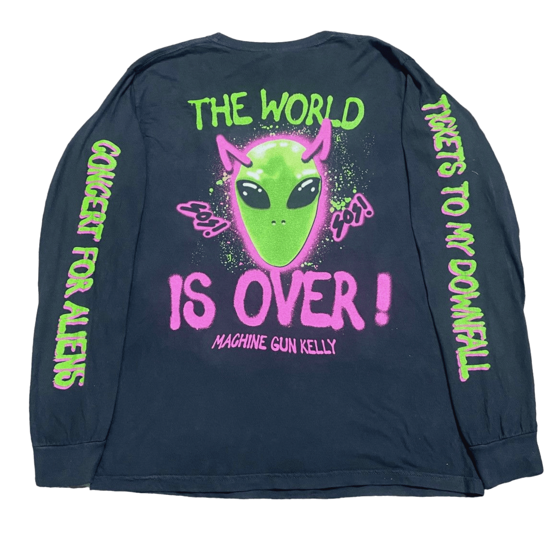 MGK Merch Concert For Aliens Long Sleeve Machine Gun Kelly Merchandise Father's Day Gifts