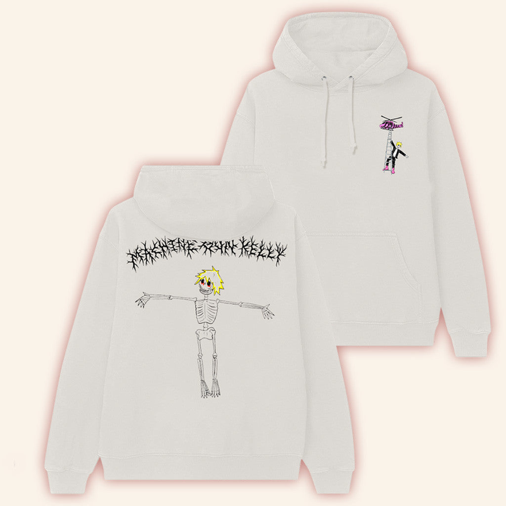 MGK Merch Machine Gun Kelly Merch Pink Era Skull Hoodie Gifts For Besties