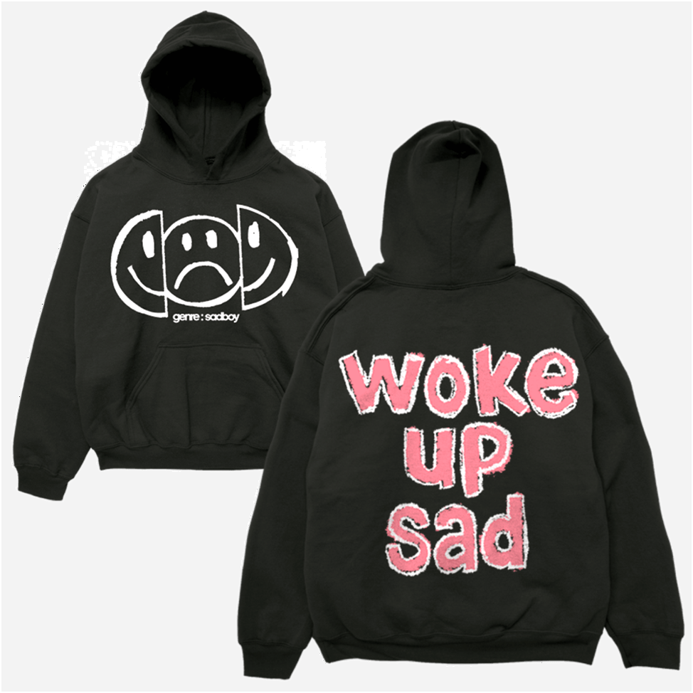 MGK Merch Woke Up Sad Hoodie Machine Gun Kelly Merchandise Good Mothers Day Gifts Gifts For BFF