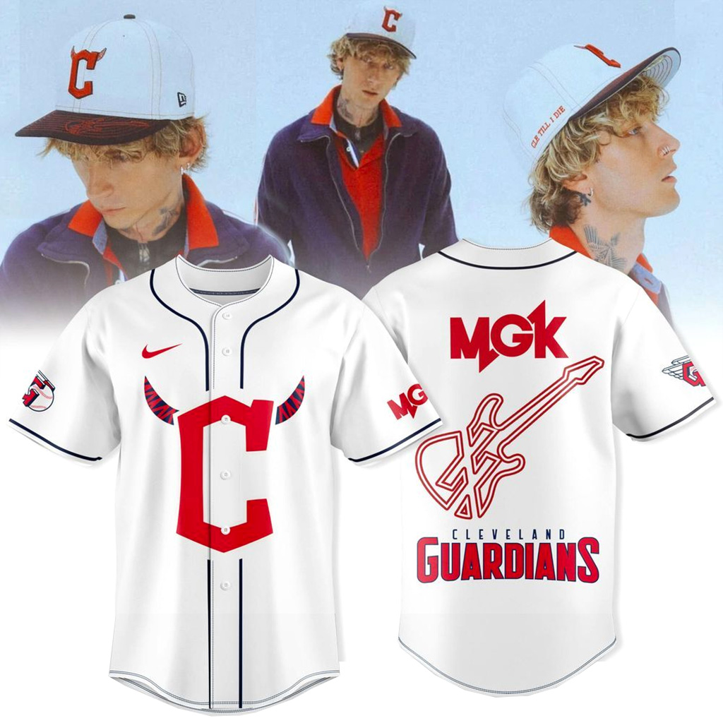 MGK X Cleveland Guardians Jersey MGK Merch Cool Gifts For Husband