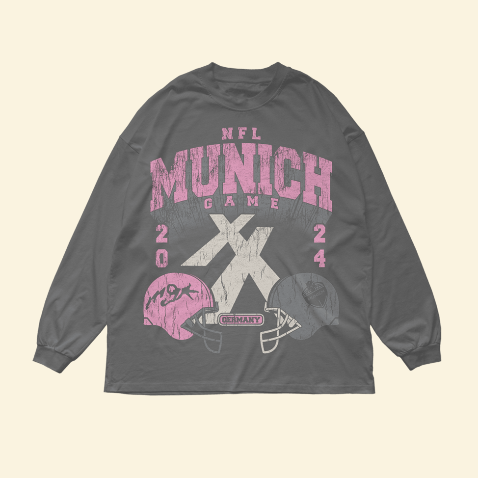 MGK x NFL Munich Long Sleeve T-Shirt MGK Merch Machine Gun Kelly Merchandise Mothers Day Gifts