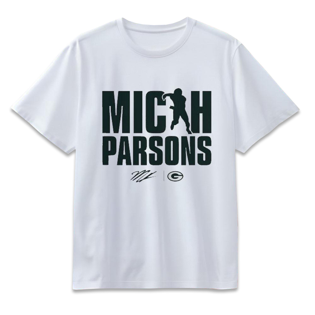 Micah Parsons X Green Bay Packers Figure T-Shirt Micah Parsons Merch Gifts For Boyfriend