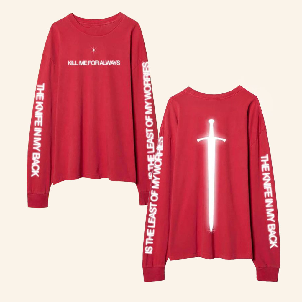 Michael Clifford Merch Kill Me For Always Long Sleeve Shirt Best Gifts For Boyfriend