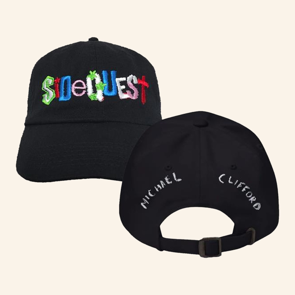Michael Clifford Merch Sidequest Embroidered Hat Birthday Gift Ideas For Husband