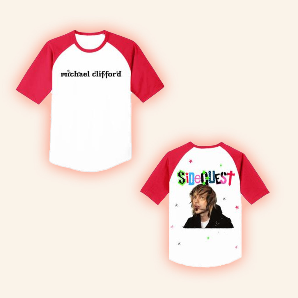 Michael Clifford Merch Sidequest Raglan Shirt Best Gifts For Boyfriend