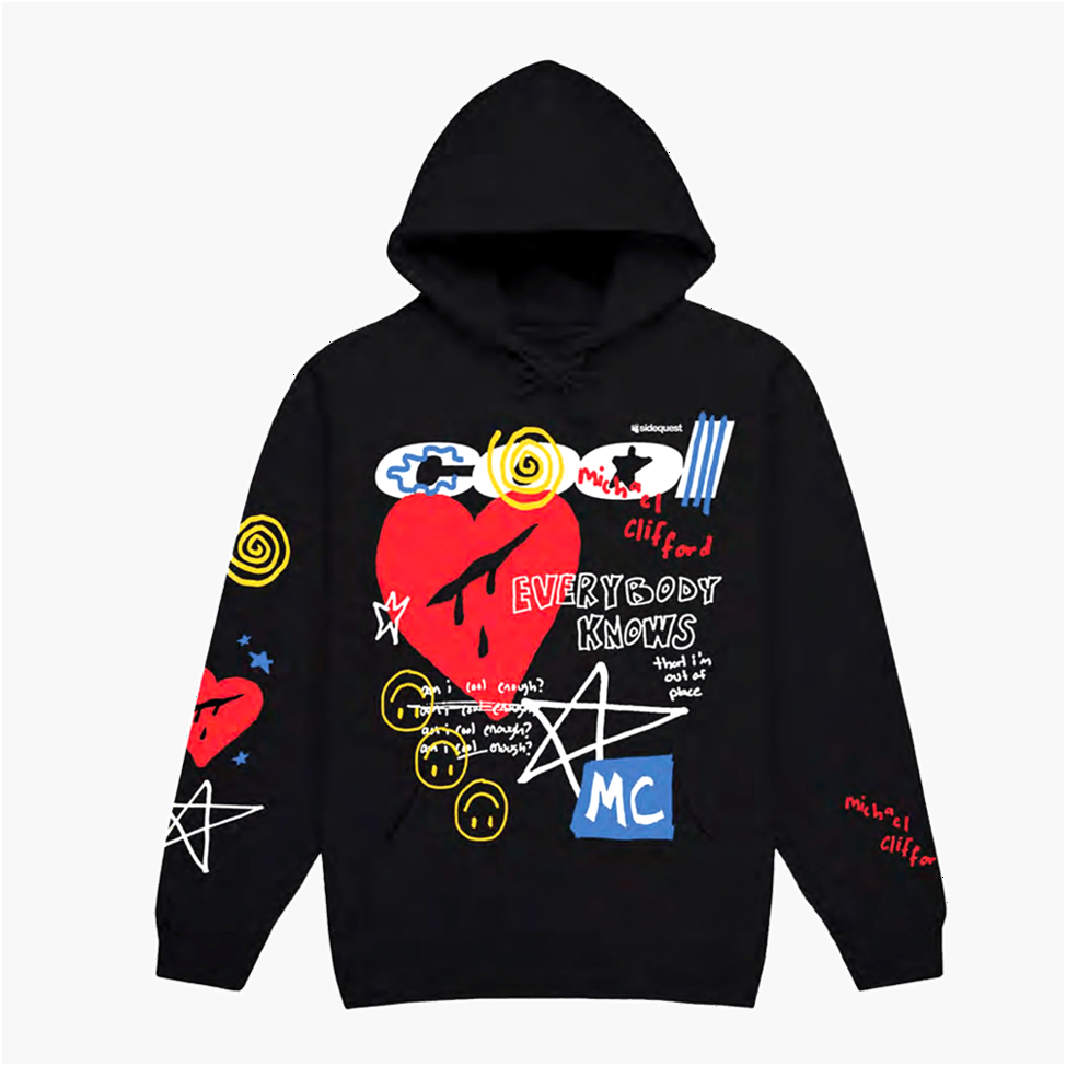 Michael Clifford Official Merch Am I Cool Enough Hoodie Fathers Day Gifts For Husband