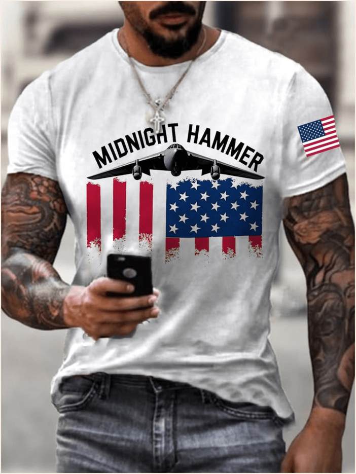 Midnight Hammer Shirt USA Patriotic T-Shirt Birthday Gifts For Husband BFF Gifts Ideas