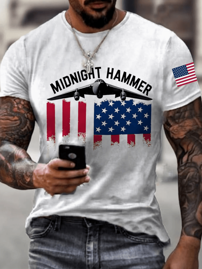 Midnight Hammer Shirt USA Patriotic T-Shirt Gifts For Husband Birthday Gifts For Friends