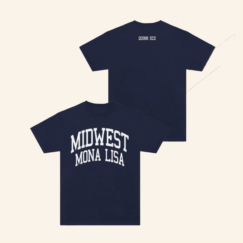 Midwest Mona Lisa T-Shirt Quinn XCII Official Merch Gifts For Music Fans Best Friend Gifts