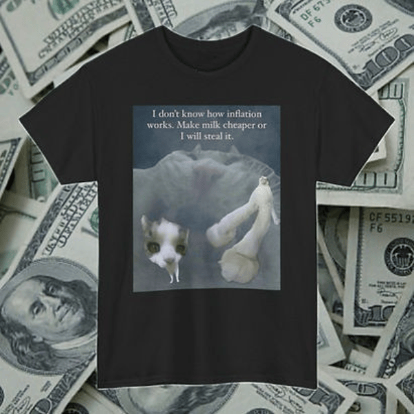 Milk Thief T-shirt Gift For Cat Lovers