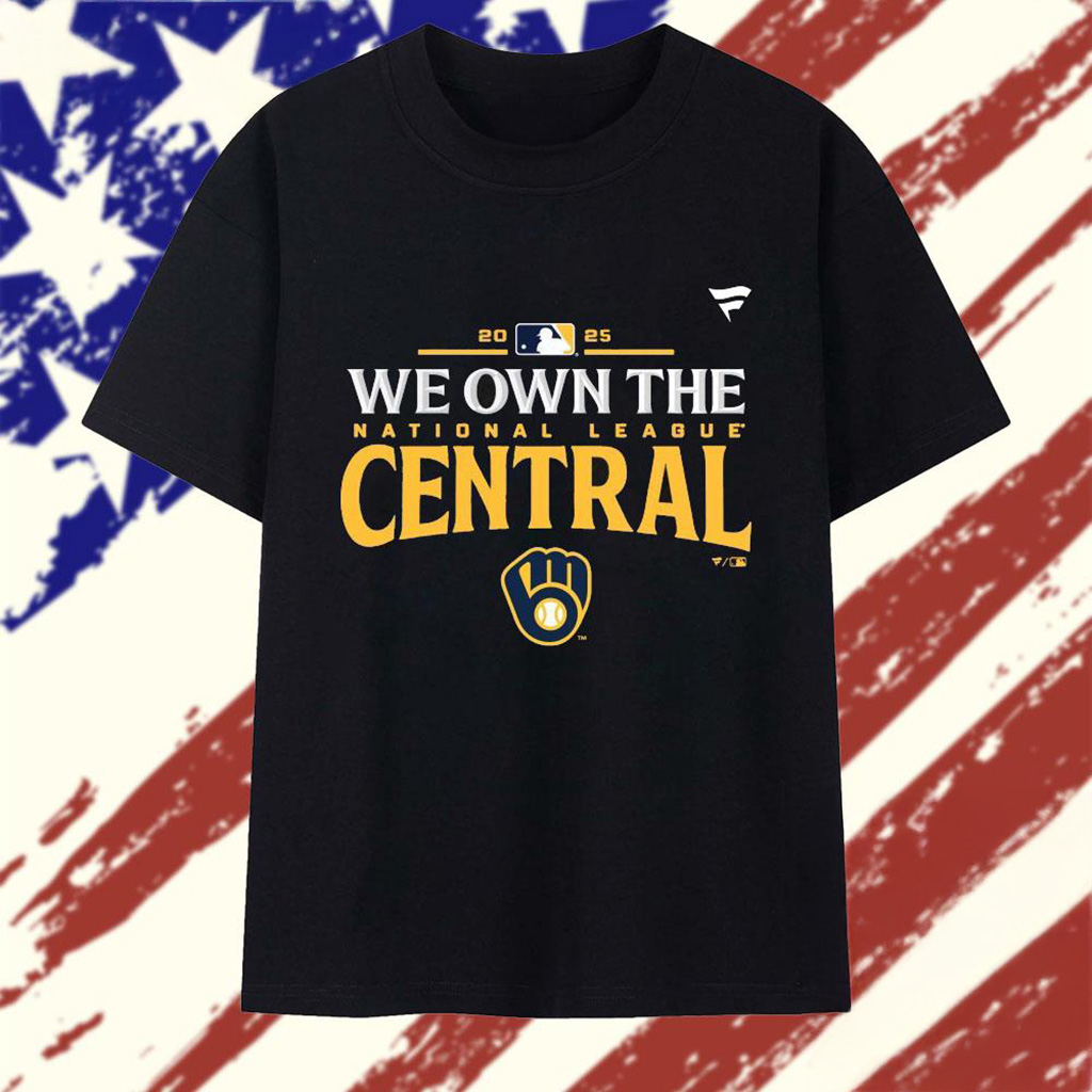 Milwaukee Brewers 2025 We Own The National League Central Champions T-Shirt Brewers Merch