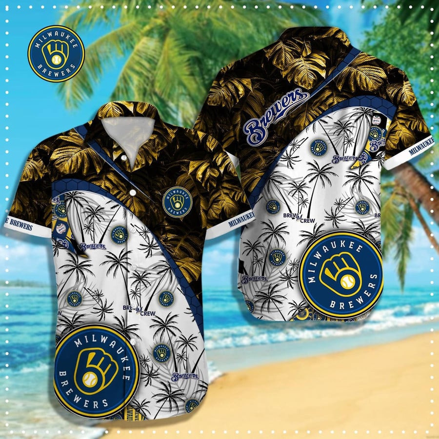 Milwaukee Brewers Hawaii Shirt Fan Merch