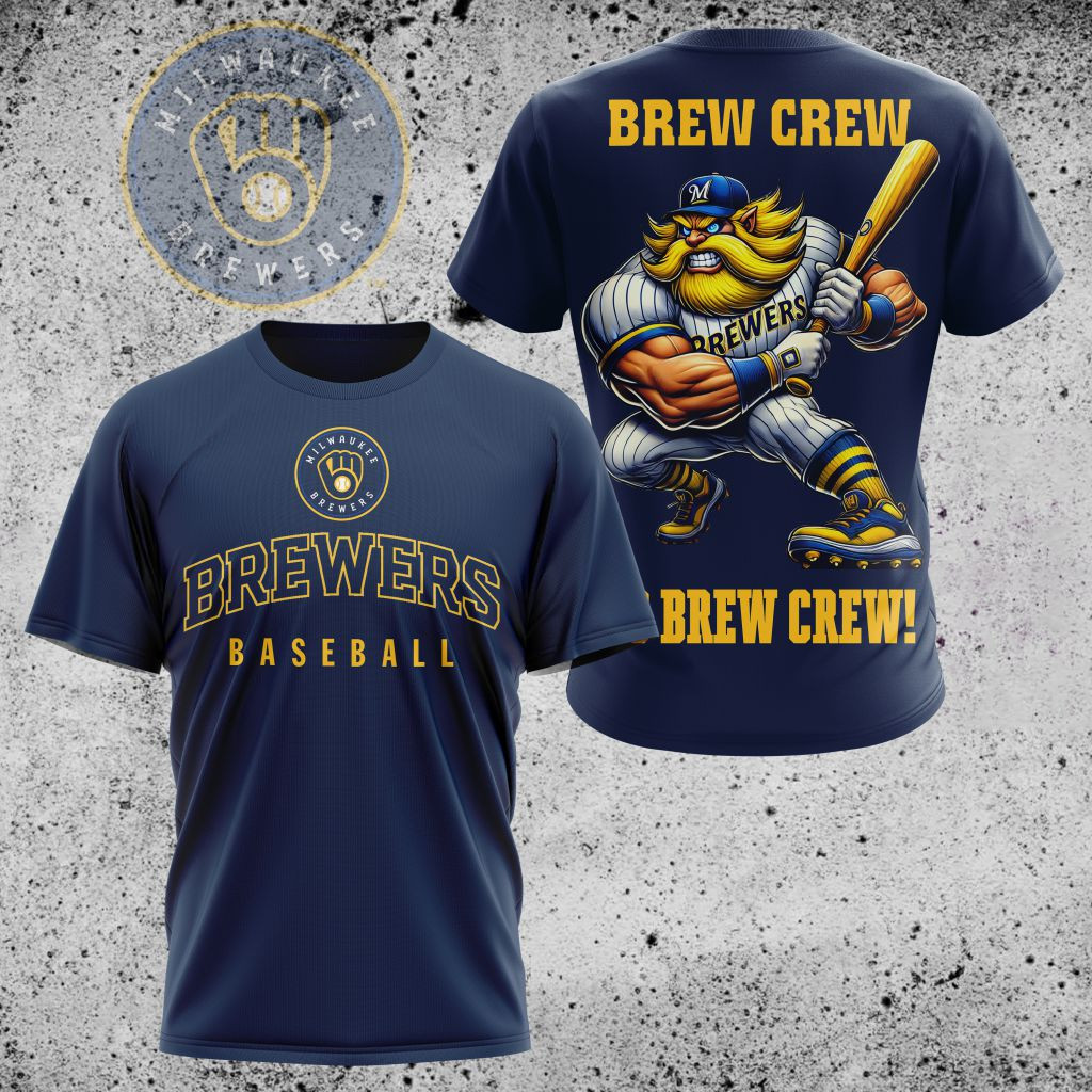 Milwaukee Brewers Shirt Gift for Baseball Fans