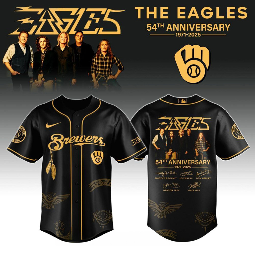 Milwaukee Brewers X Eagles Band Music Jersey 2025