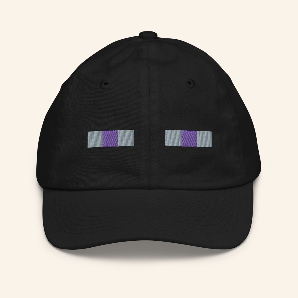 Minecraft Merch Minecraft Enderman Youth Embroidered Hat Gift Ideas For Boyfriend