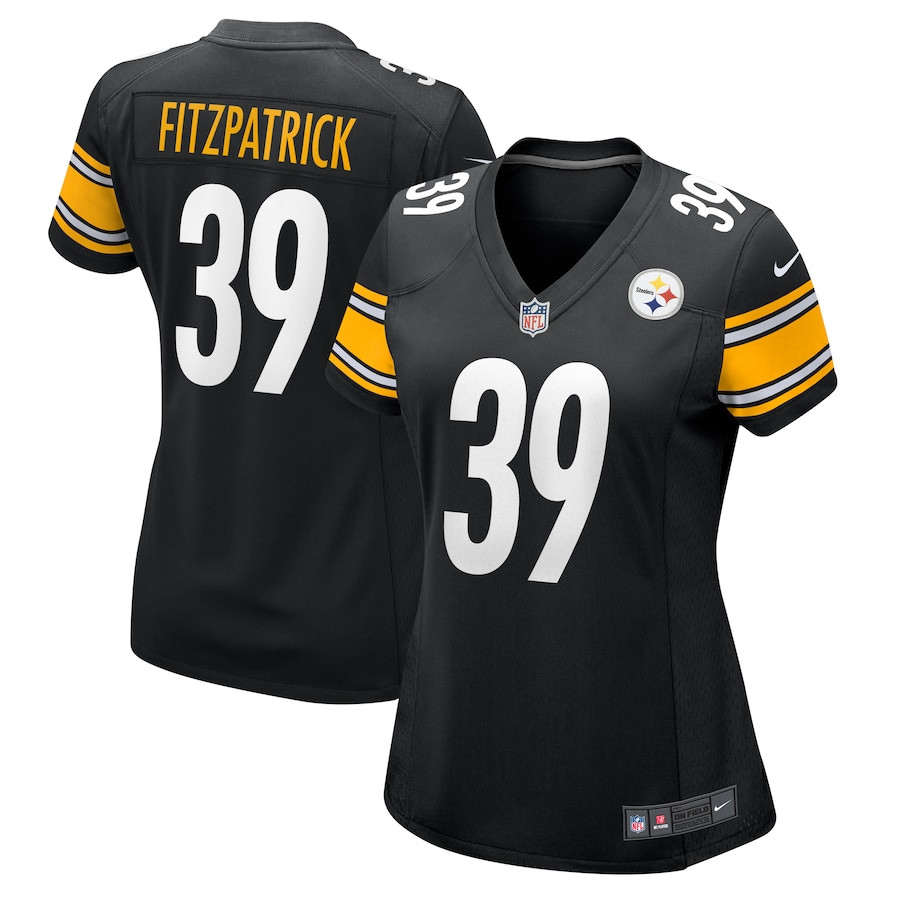 Minkah Fitzpatrick 39 Pittsburgh Steelers Women's Game Jersey - Black - JS384
