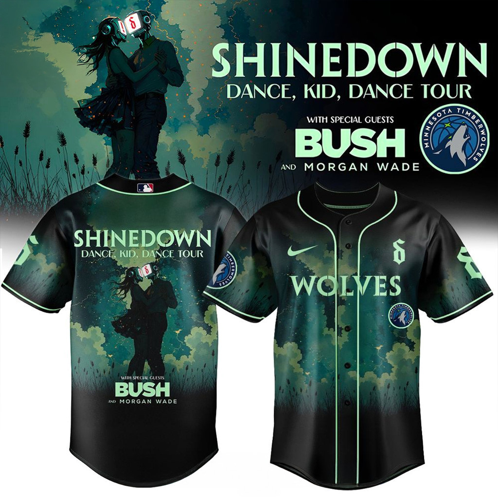 Minnesota Timberwolves X Shinedown Tour Merch 2025 Jersey