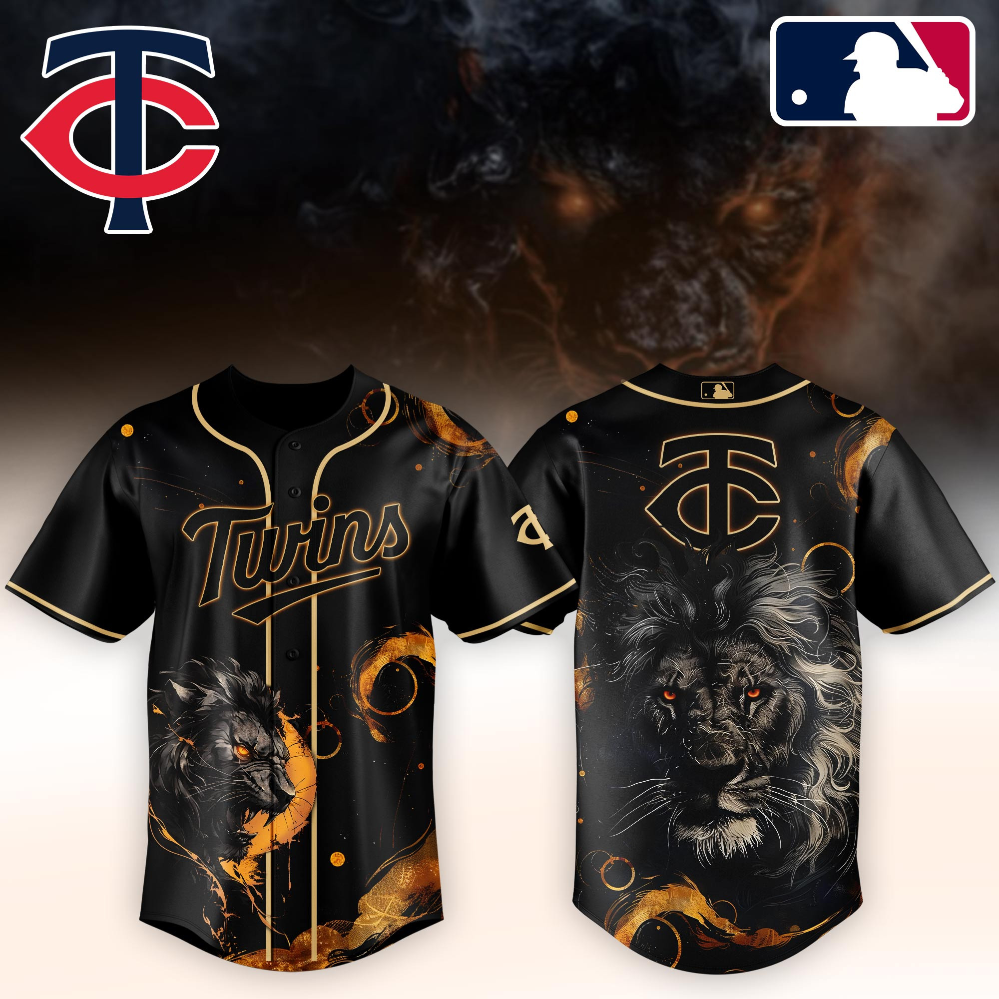 Minnesota Twins Mlb X Lion Baseball Jersey For Fans