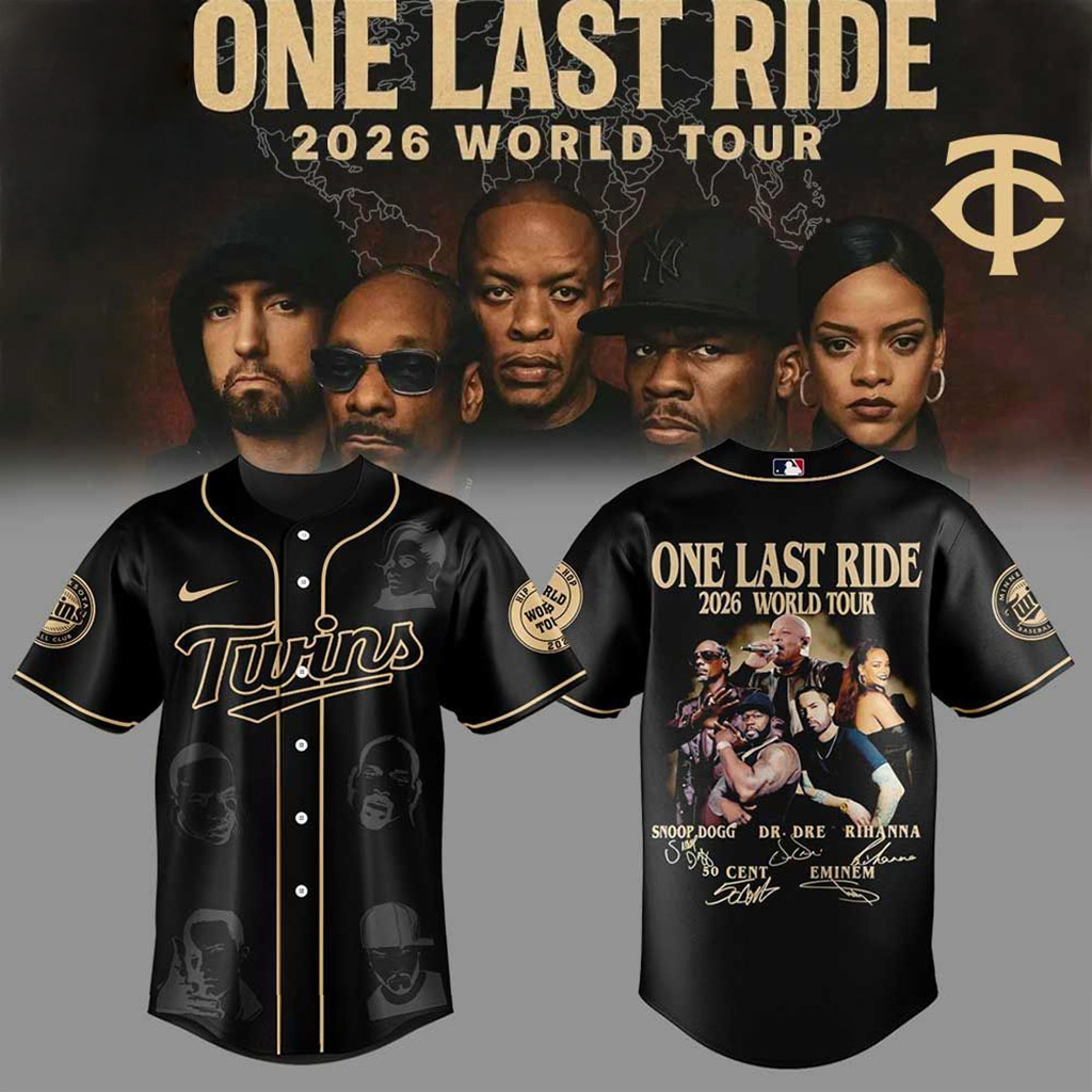 Minnesota Twins One Last Ride 2026 World Tour Jersey Minnesota Twins Merch Gift For Fans