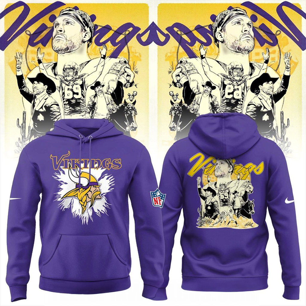 Minnesota Vikings Jared Allens Hall Of Fame Ring Ceremony Hoodie Minnesota Vikings Merch