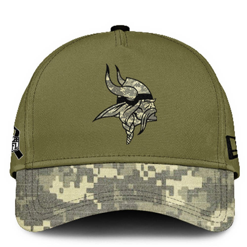 Minnesota Vikings Salute to Service Club Limited Edition Camo Hoodie Unique Minnesota Merch