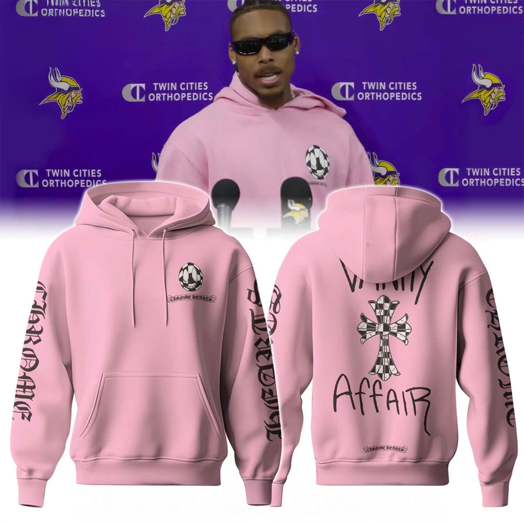 Minnesota Vikings X Justin Jefferson Lifestyle Hoodie Minnesota Vikings Merch Fan Gifts