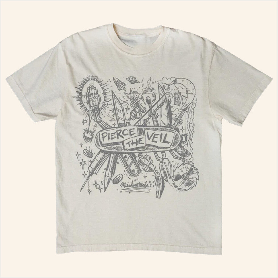 Misadventures T-Shirt Pierce The Veil Merch Gifts For Besties Birthday Gift Ideas