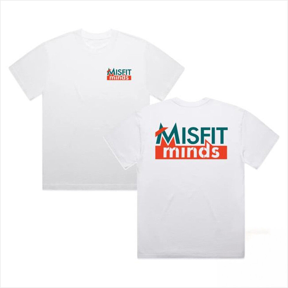 Misfit Minds T-Shirt Shaggers Merch White Gift Ideas For Him Best Friend Birthday Gifts