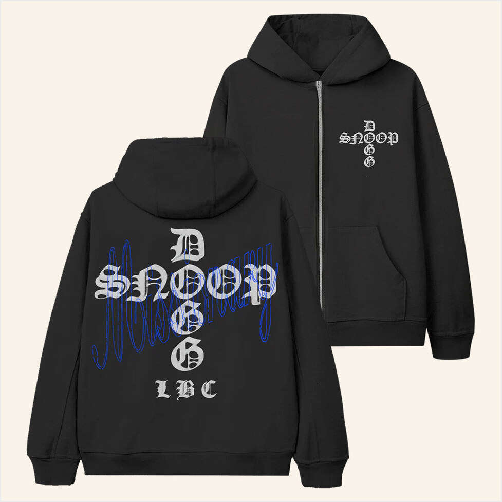 Missionary Zip Hoodie Snoop Dogg Merch Good Birthday Gifts For Him BFF Gifts Ideas