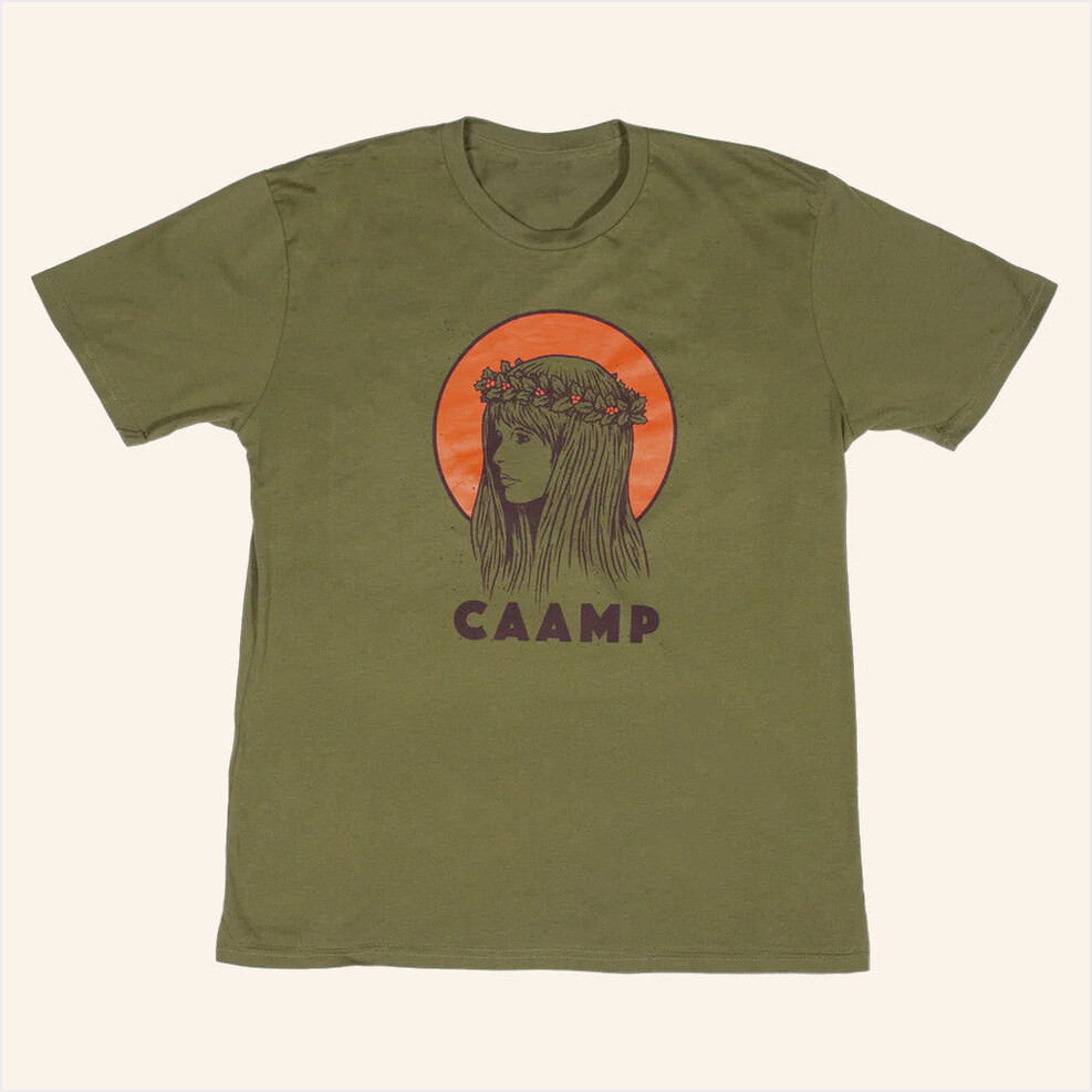 Misty Military Green T-Shirt Caamp Merch Present For Wife BFF Birthday Gifts Christmas Presents