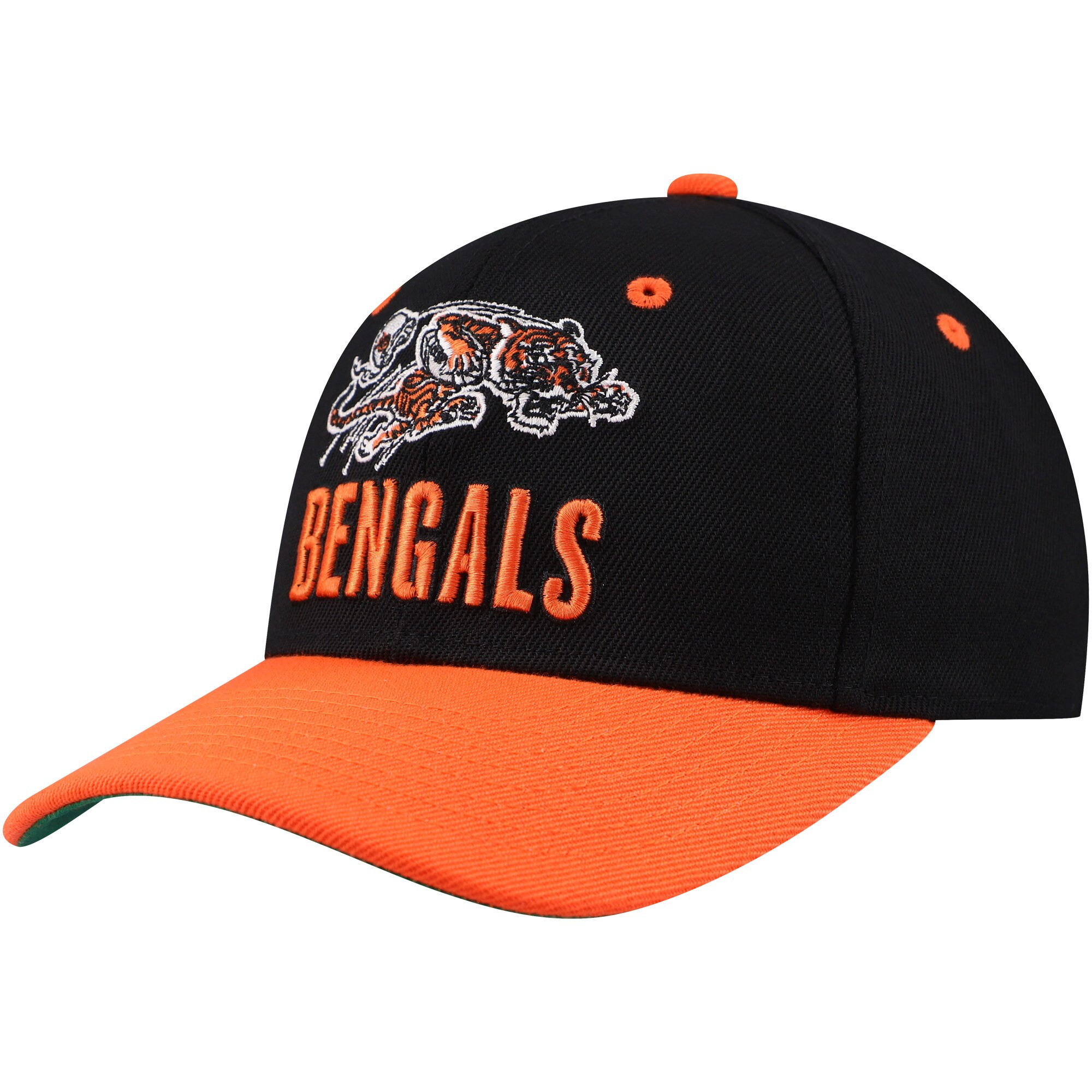 Mitchell Ness Black Cincinnati Bengals All In 20 Adjustable Hat Embroidered