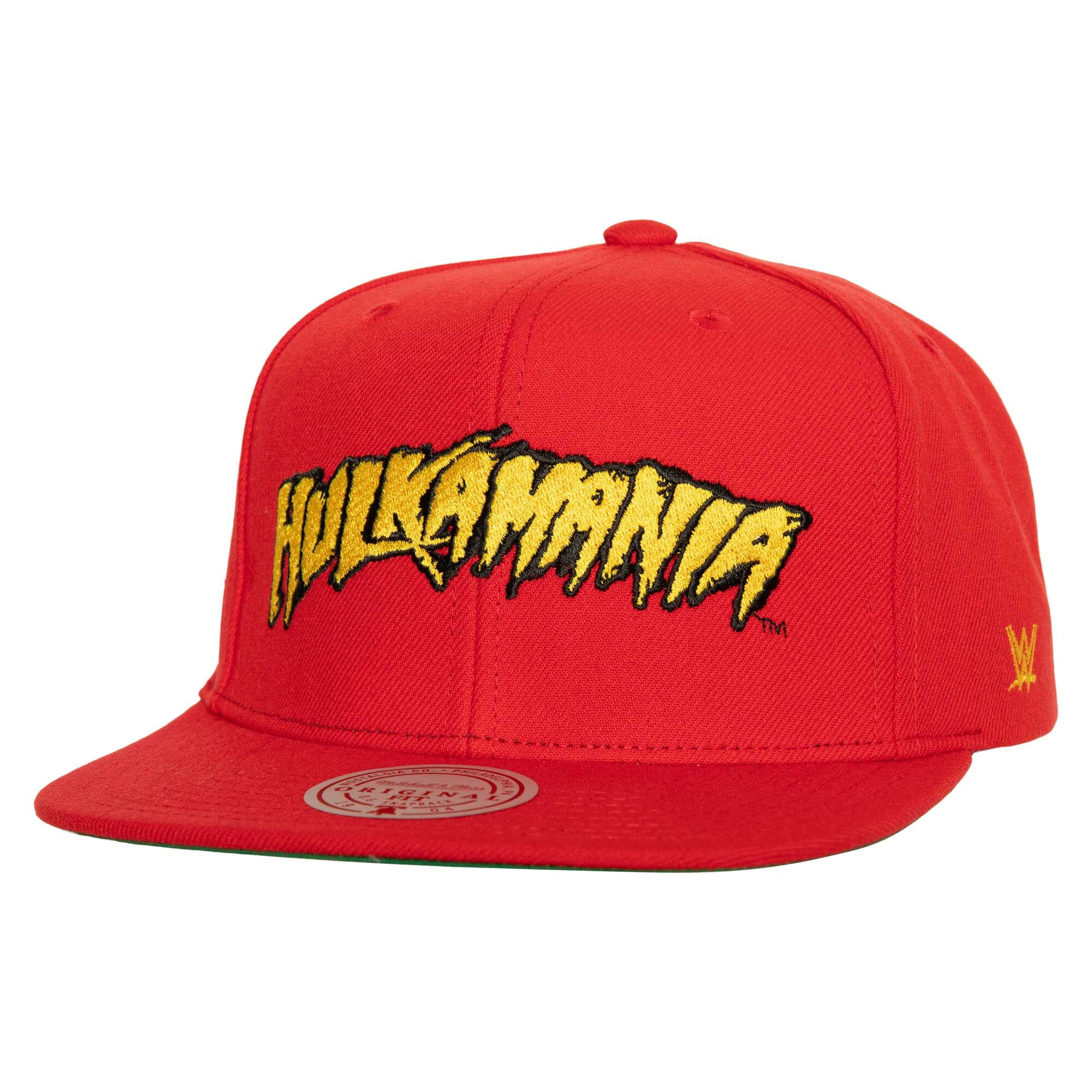 Mitchell Ness Red Hulk Hogan Hulkamania Snapback Hat Hulk Hogan Merch