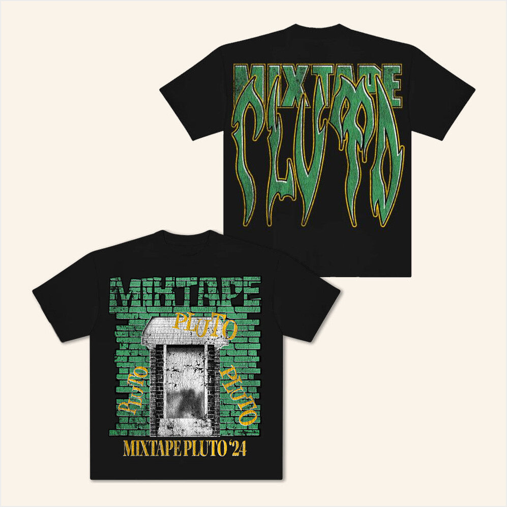Mixtape Pluto Black T-Shirt Fbg Merch Unique Birthday Gifts For Boyfriend Gifts For Friends