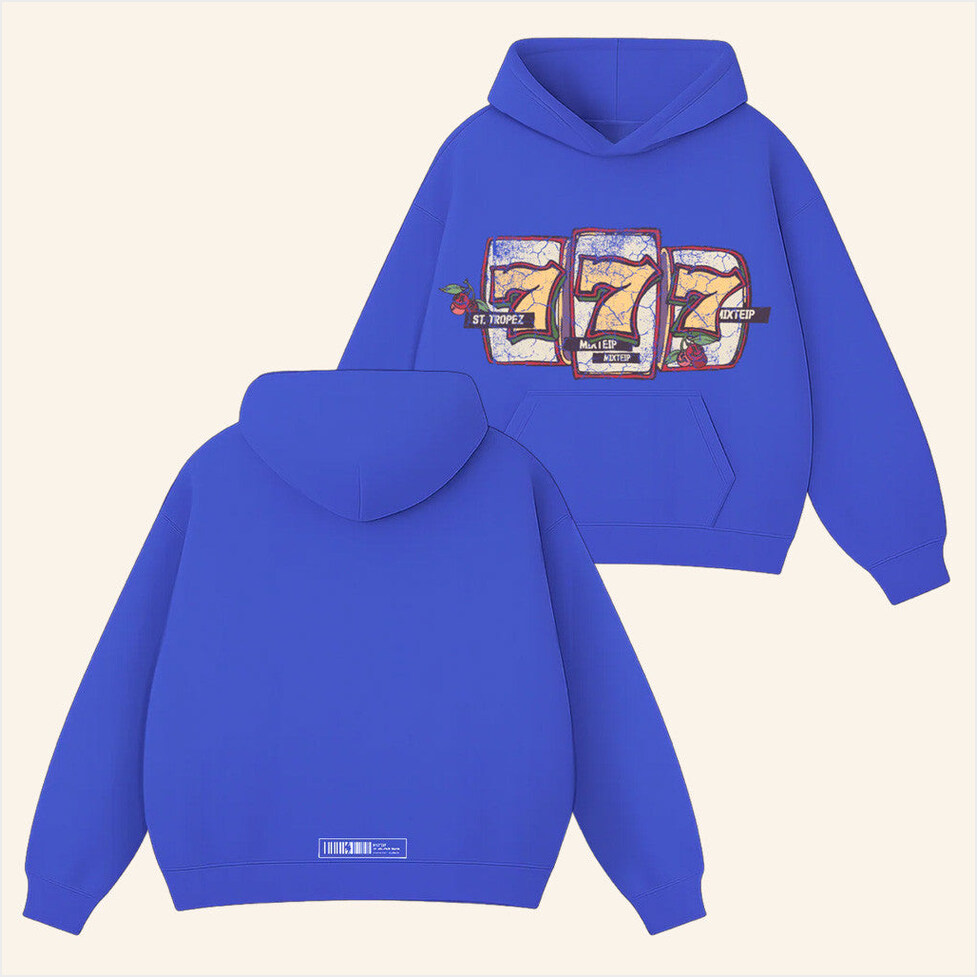 Mixteip Blue Hoodie Jbalvin Merch BFF Birthday Gifts Ideas Christmas Presents