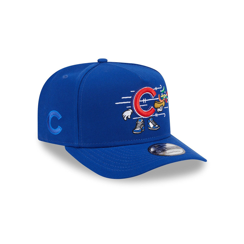 MLB Cartoon Hat Chicago Cubs Cartoon Embroidered Hat Gifts For Baseball Lovers