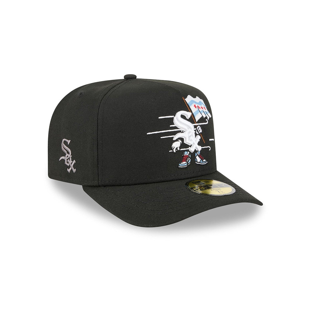 MLB Cartoon Hat Chicago White Sox Cartoon Embroidered Hat Chicago White Sox Merch Father Gifts