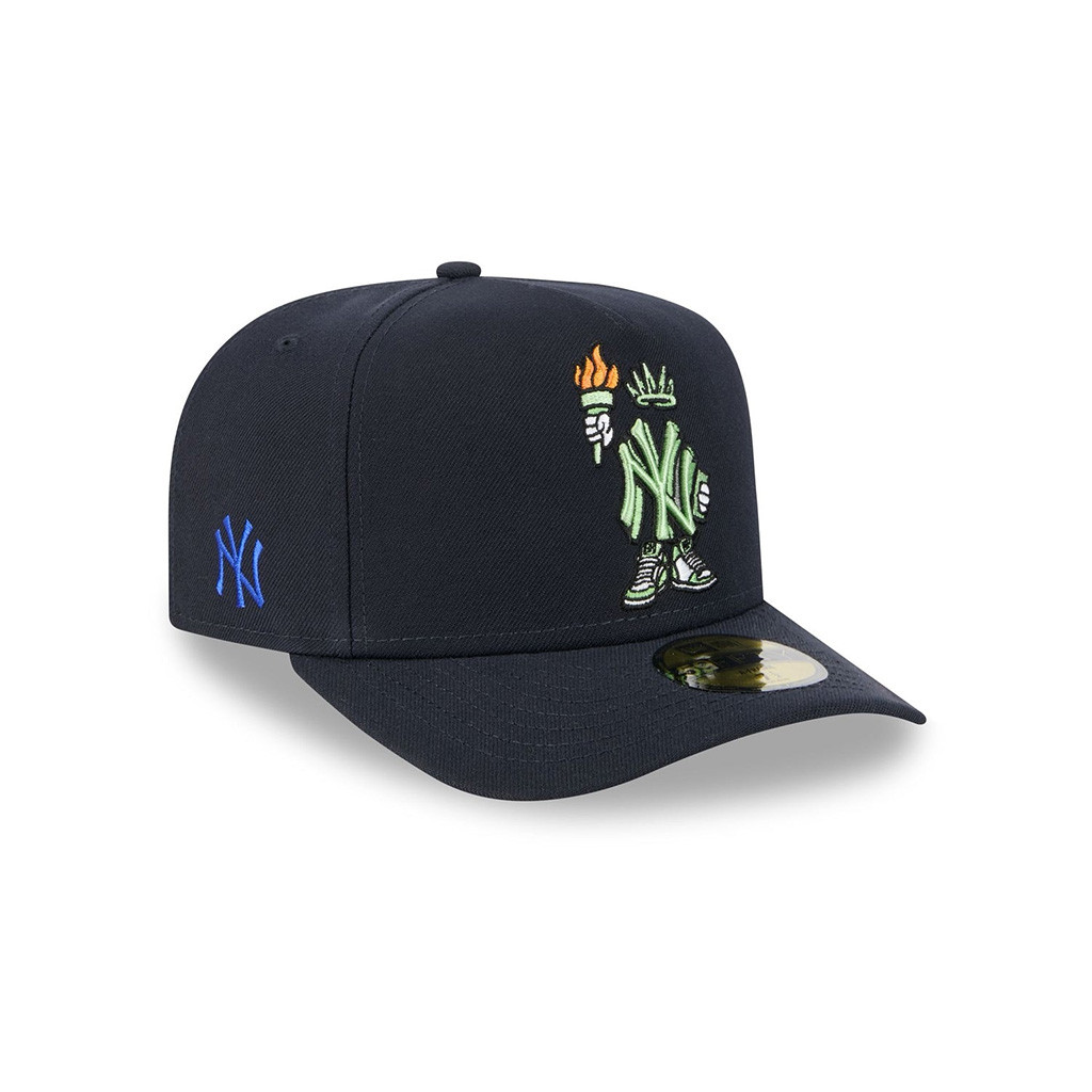 MLB Cartoon Hat New York Yankees Embroidered Hat New York Yankees Merch Husband Gifts