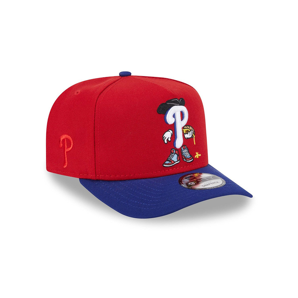 MLB Cartoon Hat Philadelphia Phillies Cartoon Embroidered Hat Philadelphia Phillies Merch Gifts
