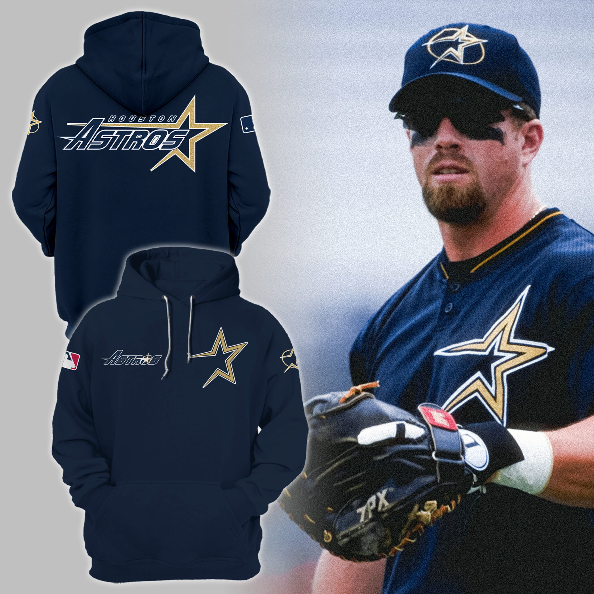 Mlb Throwback 1999 Majestic Navy Hoodie Gift For Astros Lovers
