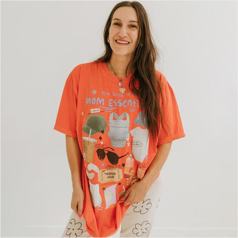 Mom Essentials T-Shirt Karrie Locher Merch A Survival Guide In Shirt Birthday Gifts For Mother