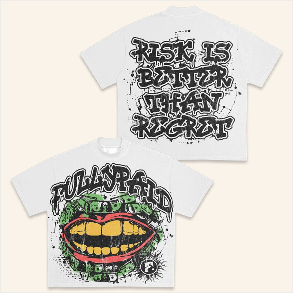 Money Mouth White T-Shirt Fullypaid Ldn Merch Best Birthday Birthday Gift Ideas