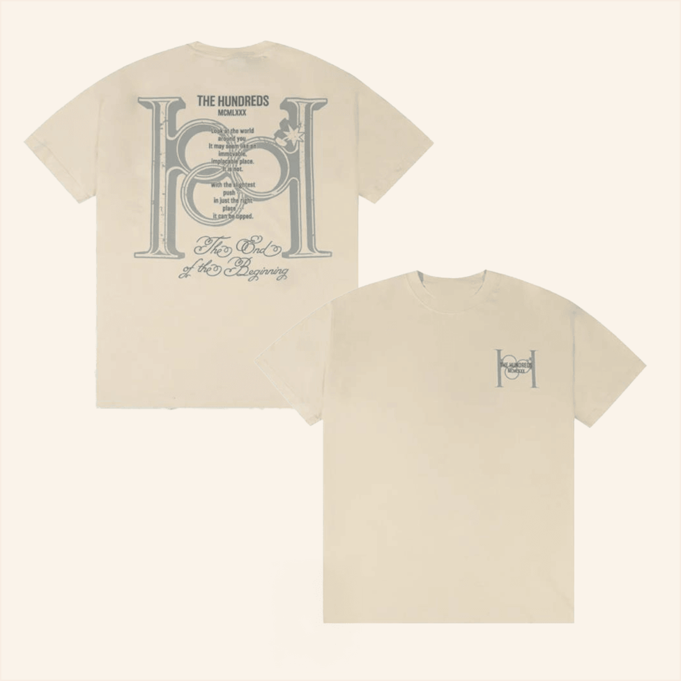 Monogram T-Shirt The Hundreds Merch Birthday Gifts For Besties Christmas Presents