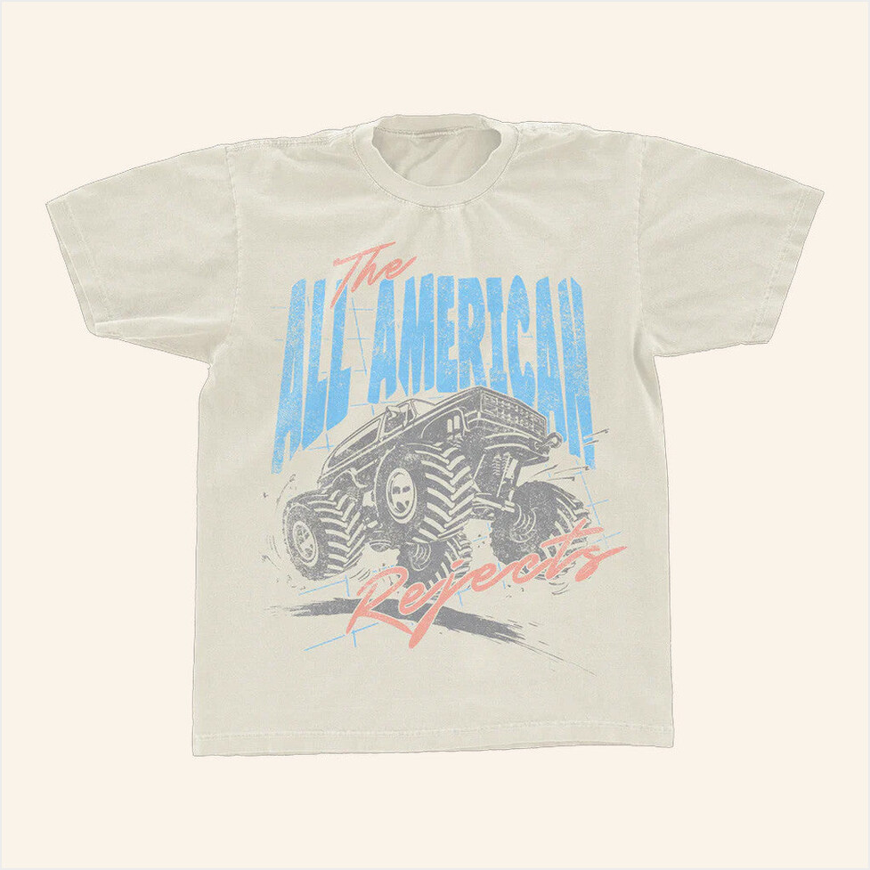 Monster Truck T-Shirt All American Rejects Merch Best Birthday Gifts For BFF Christmas Presents