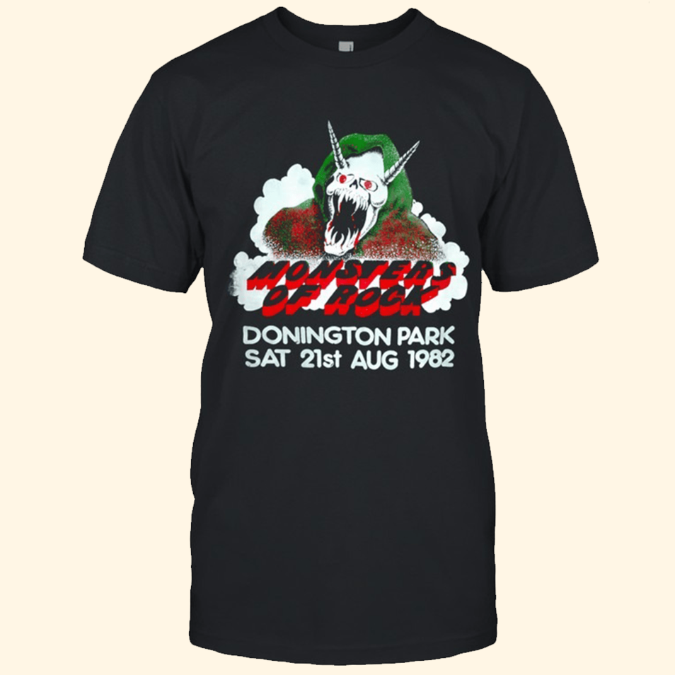 Monsters Of Rock 1982 T-Shirt Monsters Of Rock Merch Father's Day Birthday Gifts For Son In Law