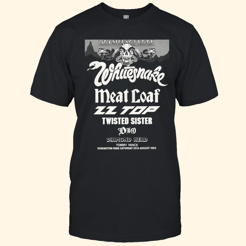 Monsters Of Rock 1983 BK T-Shirt Monsters Of Rock Merch Unique Birthday Gifts For Dad
