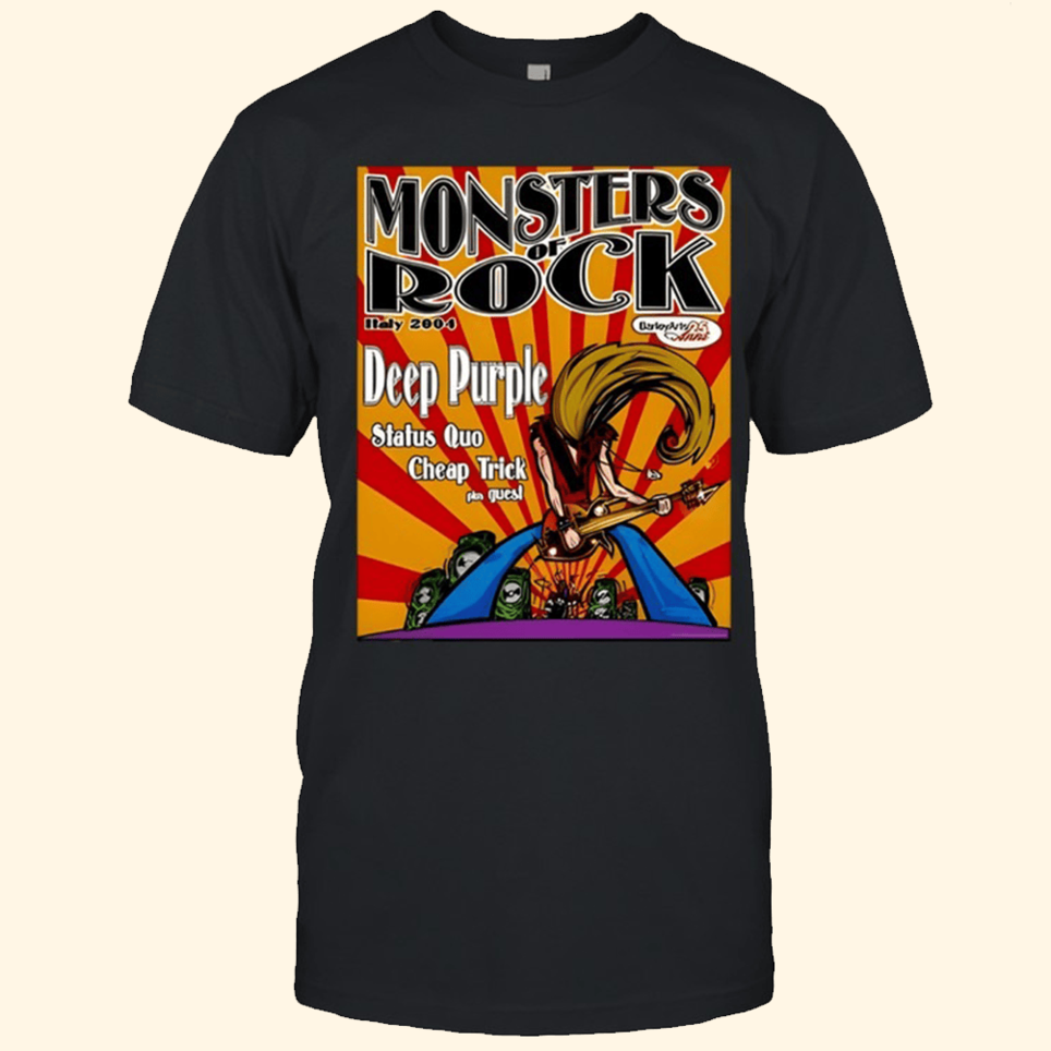 Monsters Of Rock 2004 T-Shirt Monsters Of Rock Merch Fathers Day Delivery Birthday Gifts