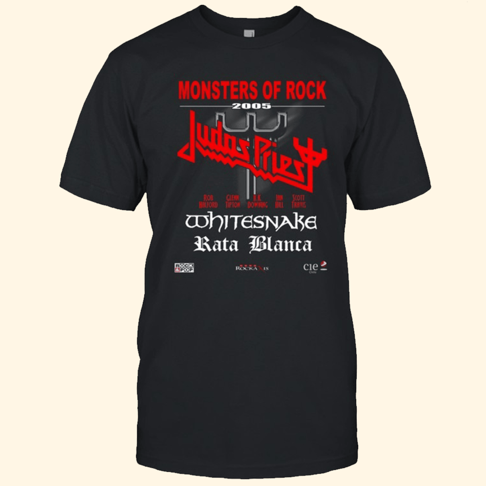 Monsters Of Rock 2005 T-Shirt Monsters Of Rock Merch Simple Father's Day Birthday Gift Ideas